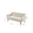 65" W Loveseat Sofa Mid Century Modern Love Seat Couches For Living Room-1947446806