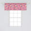 Ambresonne Memphis style cantonnière lot de 2 pop art rose pastel postmoderne multicolore-100790504