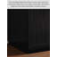 Armoire à portes coulissantes en bois d'hévéa de style américain-843629006