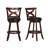 Aislinn Swivel Upholstered Counter Stool with Solid Wood Frame-167070530