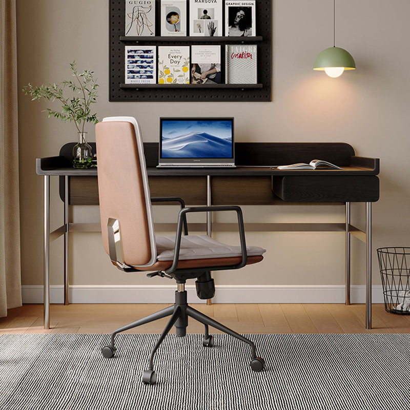 Bureau à 1 tiroir Modern Minimalist, H 33,46 po x l 47,24 po x P 24,4 po