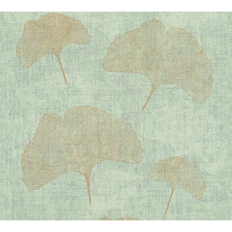 Rouleau de papier peint floral et botanique 33 pi x 21 po Culler Exotic Tropical Atmosphere, Vert