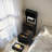 Stylish Dressing Table With LED, Ample Storage, And Removable Stool For Bedroom Or Dressing Room.