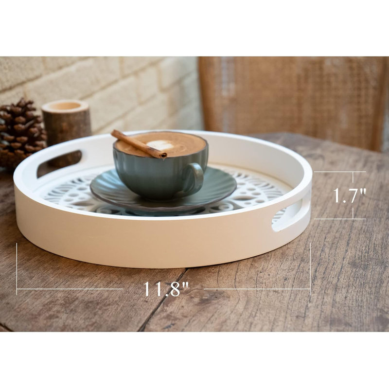 12" Round Decorative Tray
