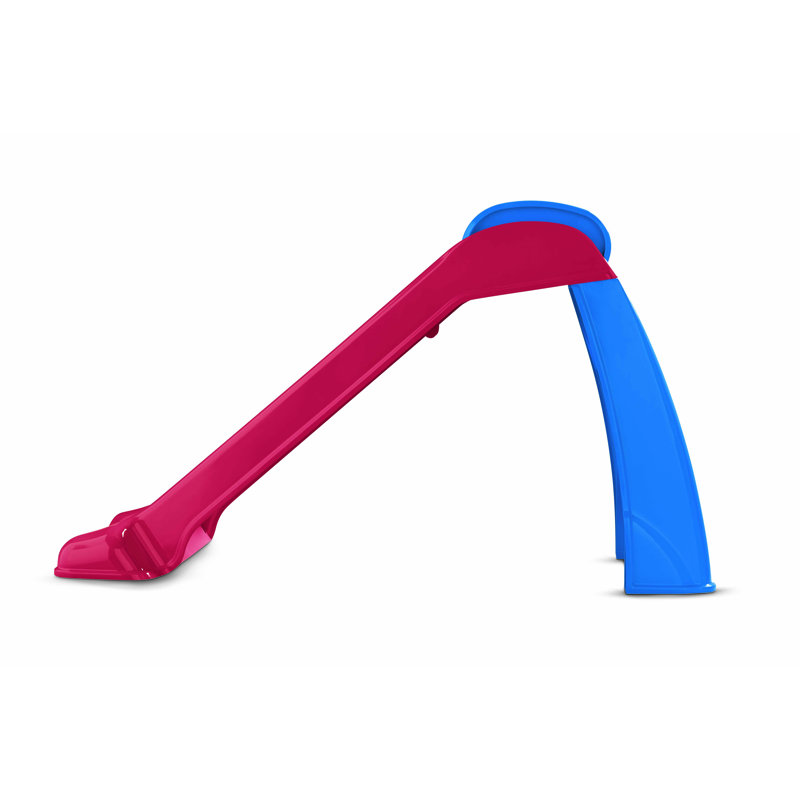 Red and Blue Plastic Indoor/Outdoor Kids Slide