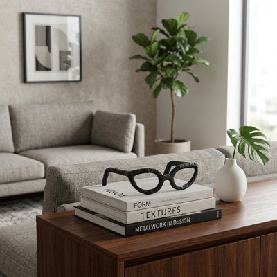 Secor Metal Eyeglasses Sculpture