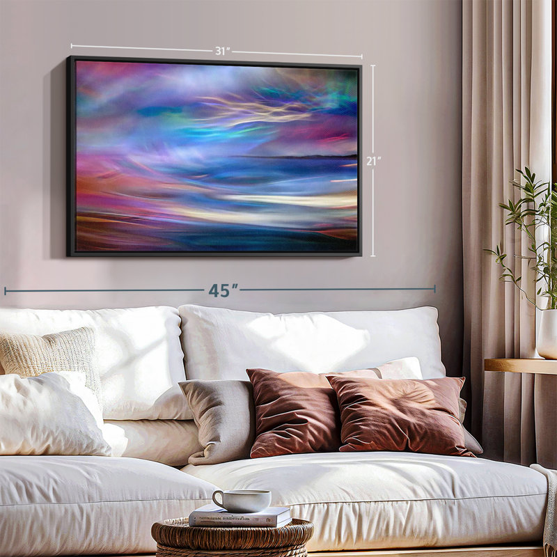 Abstract " Evening Ferry Ride ", 31" H x 21" W