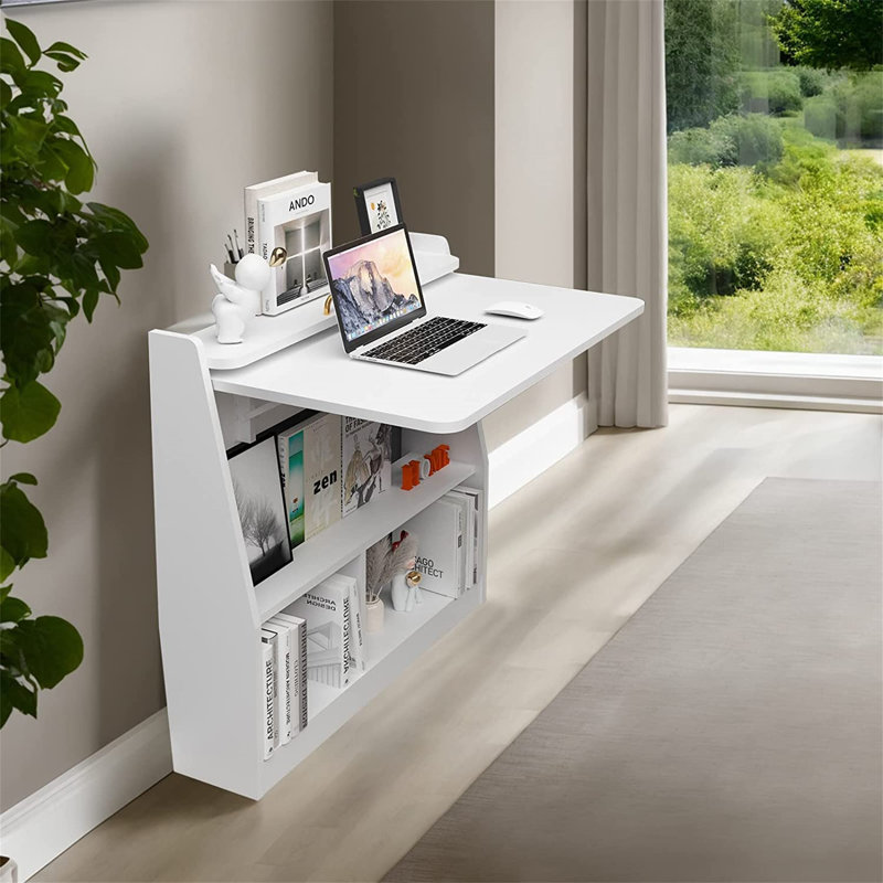 Floating Desk, White