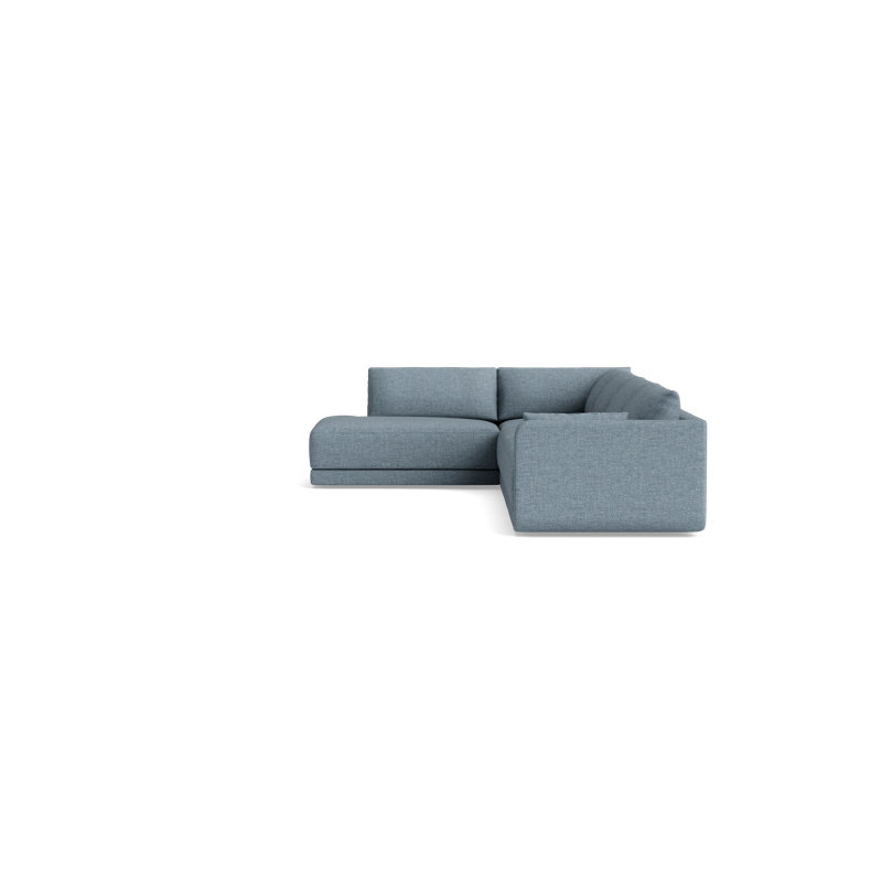 Eva Modular Sectional, Left Hand Facing, Performance Weave - Navy