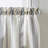 Salerna Striped Tailored 54'' W Cafe Curtain in Gray-1548482828