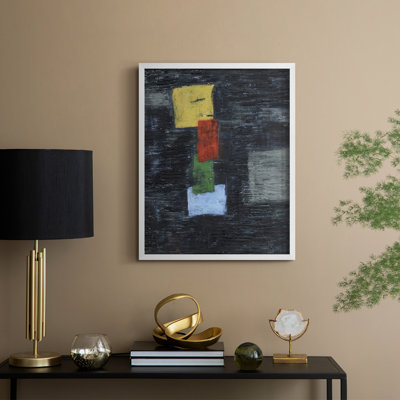 Dark Prism II Framed Print - Solid Wood