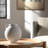 Contemporary Round Vase Handcrafted Terracotta Pottery Modern Sculptural Design Accent Vessel with Artisan Texture and Minimalist Silhouette for Elevated Interior Style and Visual Interest-1516465352-1516465354