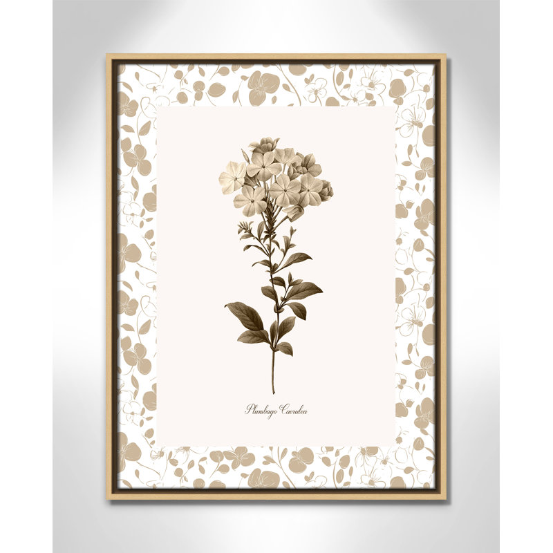 «Neutral Imperial II» par Kelly Donovan, L 19,5 po x H 25,5 po, Framed Canvas, Natural Floater