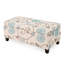 Banc de rangement avec repose-pieds Floral