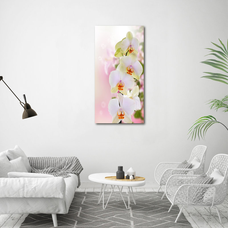 White Orchid - Wrapped Canvas Print