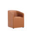 Chaise rembourrée en cuir massif Anna-86778074