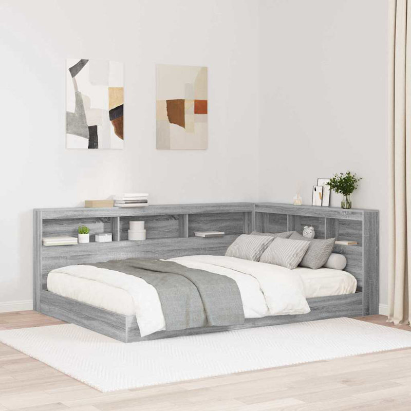 Vidaxl Bookcase Bed Engineered Wood