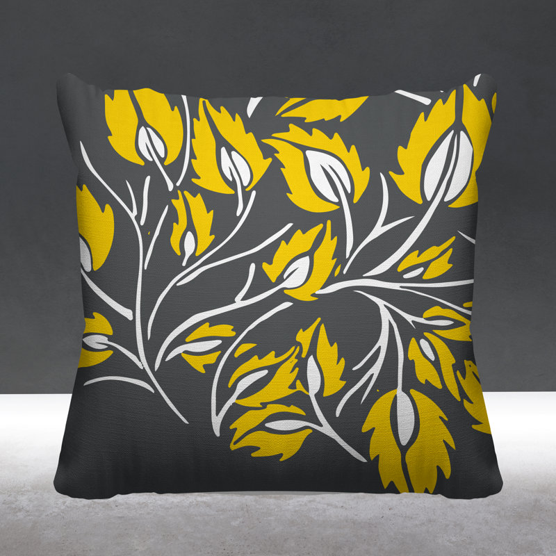 Housse de coussin Zeke Floral Tribal, 16 po x 16 po