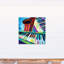 Art sur toile tendue peinte saxophoniste colorée Heile-113904048
