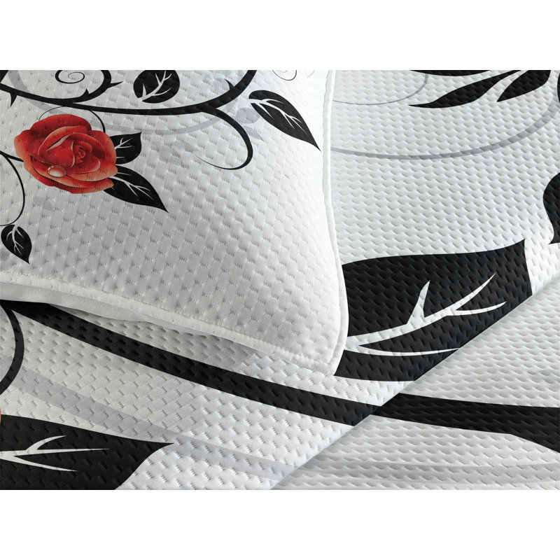 Traditional Floral Coverlet