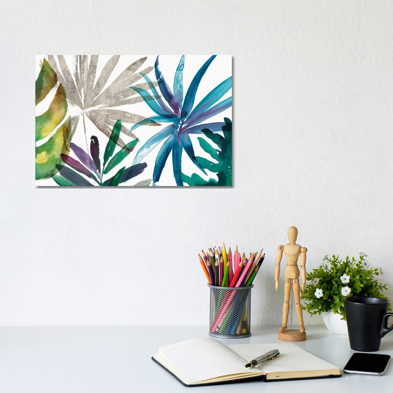 Tropic Sway II 1 Piece Wrapped Canvas Panoramic Painting, 20.32 cm H x 30.48 cm W