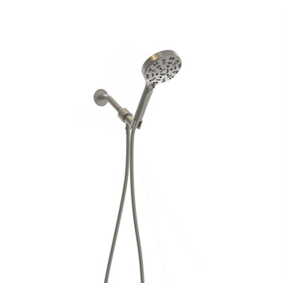Multi Function Adjustable Hand Shower - 8-Function Hand Shower, Brushed Nickel