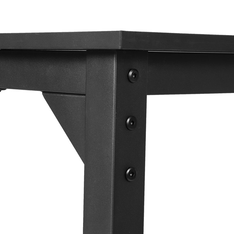 109.22cm Rectangle Writing Desk, Black