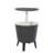 Keter 32 Qt. Cool Bar Cooler Outdoor Weather Resistant Patio Furniture 2 in 1 Pop Up Cocktail Side Table and Beverage Cooler Combo-28926748