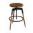 Swivel Solid Wood Adjustable Height Counter Stool