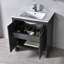Ensemble de meuble-lavabo pour salle de bain simple 30 po avec miroir Artemis-24551221