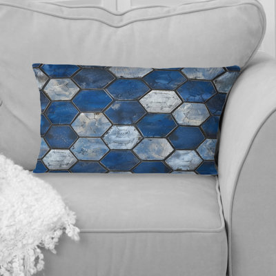 Glam Hexagon III - Glam Lumbar Pillow