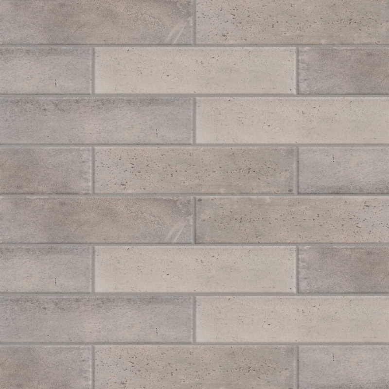 Capri 3" x 10" Porcelain Stone Look Subway Wall Floor Use Tile, Brown