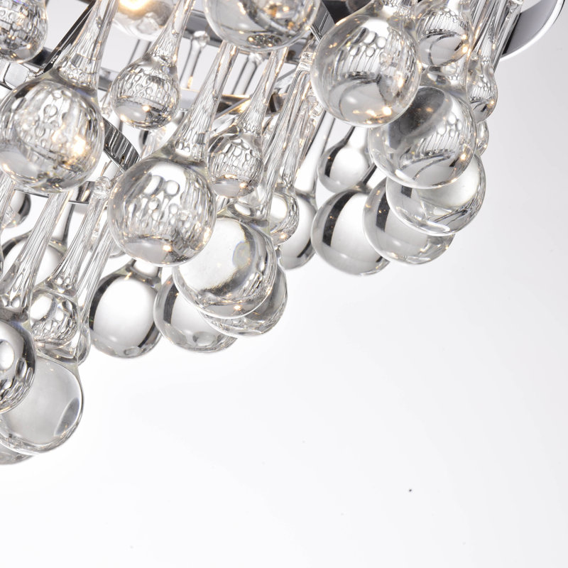 Mraz 9 - Light Dimmable Tiered Chandelier