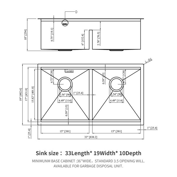 Dimensions du produit