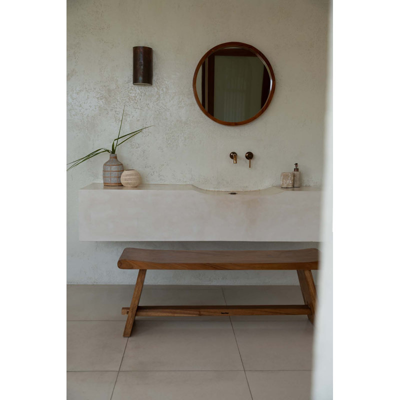 Alkea Table Vase, 24cm H x 13cm W x 13cm D, Natural