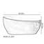 Ensemble de douche et de baignoire l 66,93 po H 29,53 po-99258521
