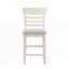 Chaises d'appoint blanches antiques