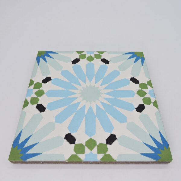 Alhambra 8 in. x 8 in. Honed Tile, Blue