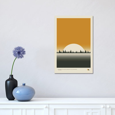 Sunset by 2046 Design - Wrapped Canvas Print