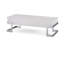 Table basse 47 "en bois et métal à plateau relevable blanc et argent-909345954