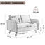 Colclough 2 Seater Velvet Loveseat-382044390
