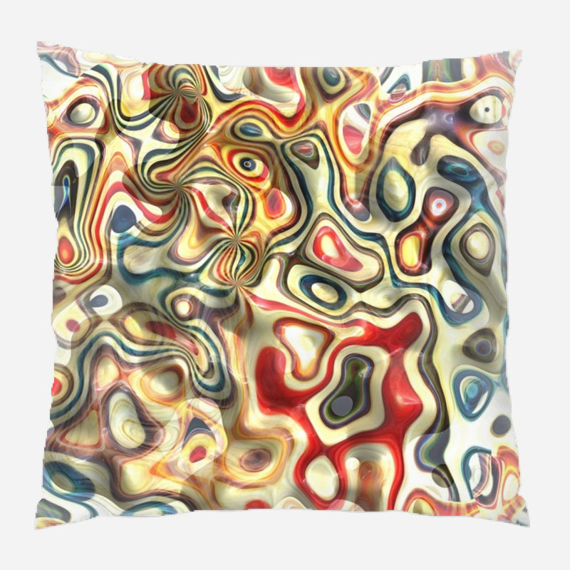 Coussin abstrait, Intérieur