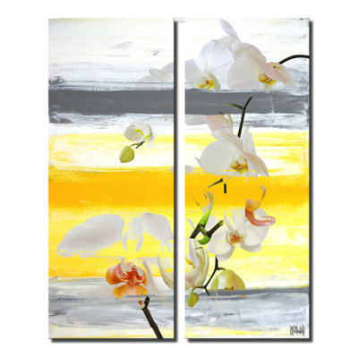 «Painted Petals XXVI» par Tristan Scott - impression sur toile tendue
