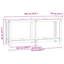 Solid Pine Wood Top Workbench-354280269