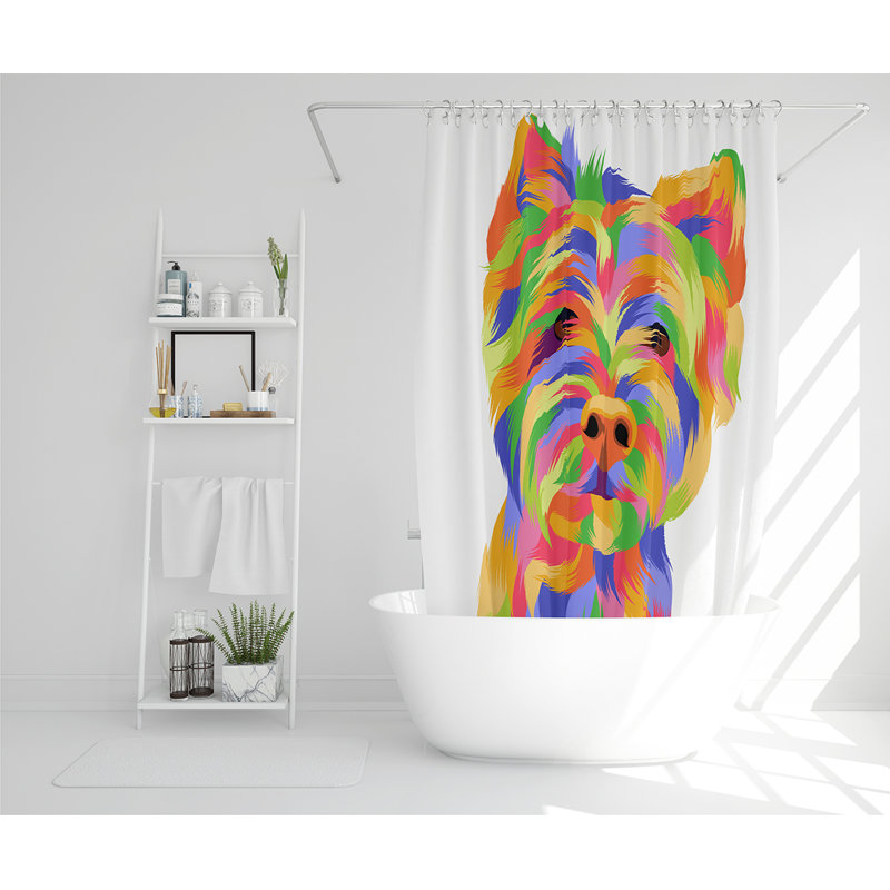 Eliuth Polyester Shower Curtain
