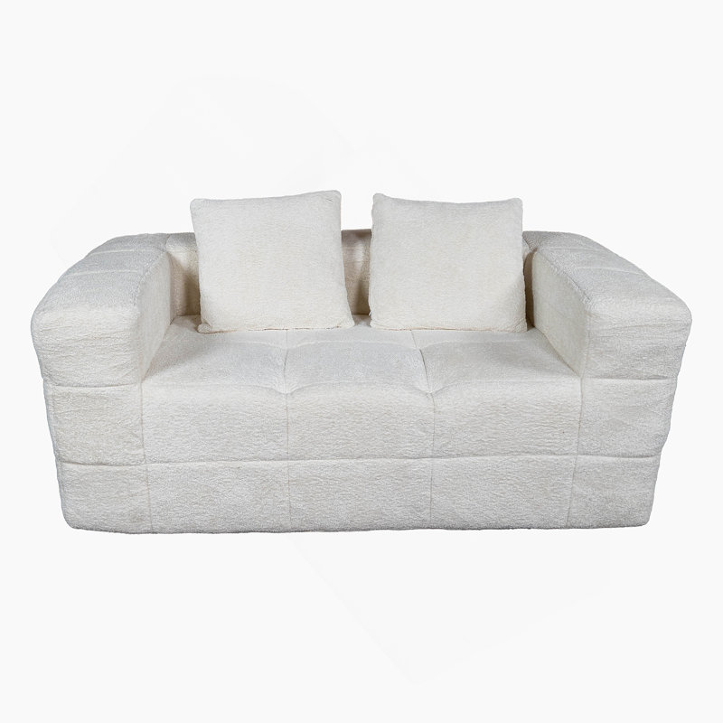 Loveseat Couch With Two Back Cushions