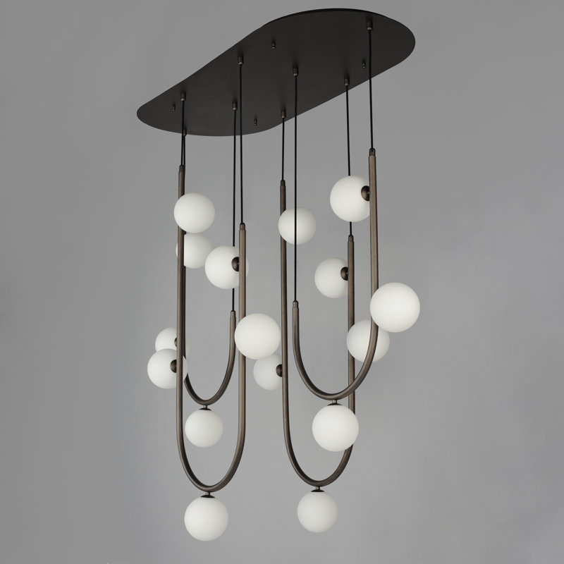 Contour 16 - Light Pendant, Brushed Bronze