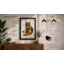 Resting Tiger Rustic - Framed Print-1832795014-1832795008