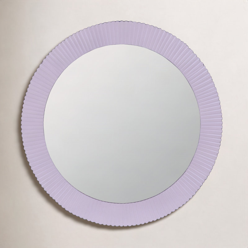 Josia Resin Wall Mirror, French Lilac