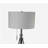 Rustic Appearance 1pc Washed Steel Tripod Lighting with Unique Pull Chain Switch 32"H-1602737041